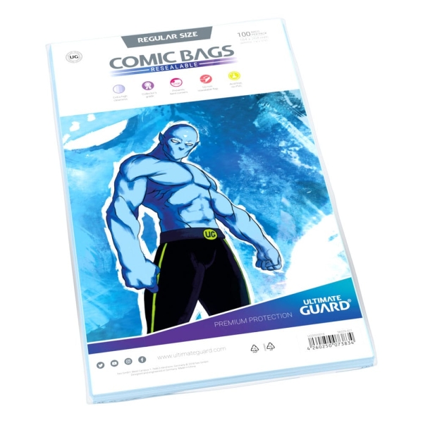 Ultimate Guard Comic Bags wiederverschließbar Regular Size (100)